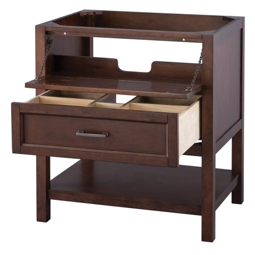 GEORGETTE 30" WALNUT BATHROOM VANITY