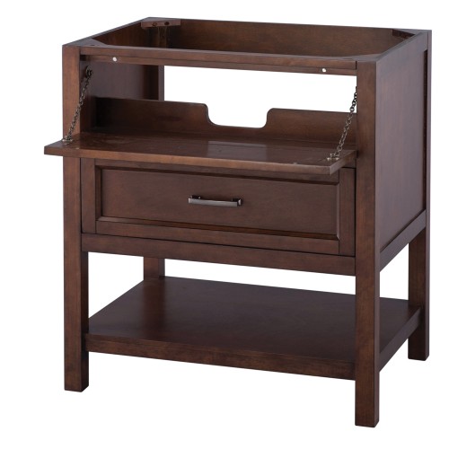 GEORGETTE 30" WALNUT BATHROOM VANITY