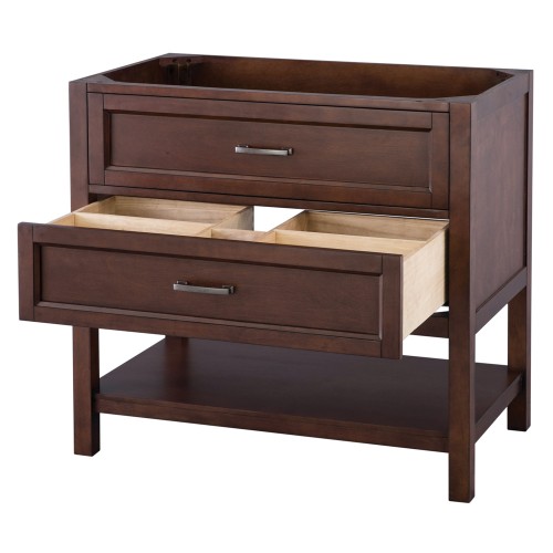 GEORGETTE 36" WALNUT BATHROOM VANITY