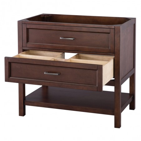 GEORGETTE 36" WALNUT BATHROOM VANITY