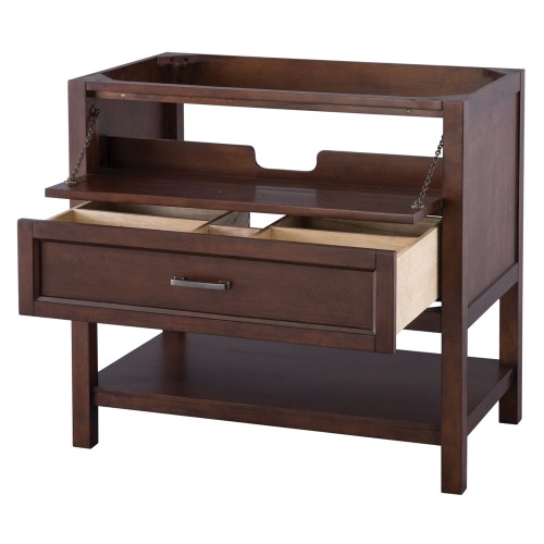 GEORGETTE 36" WALNUT BATHROOM VANITY