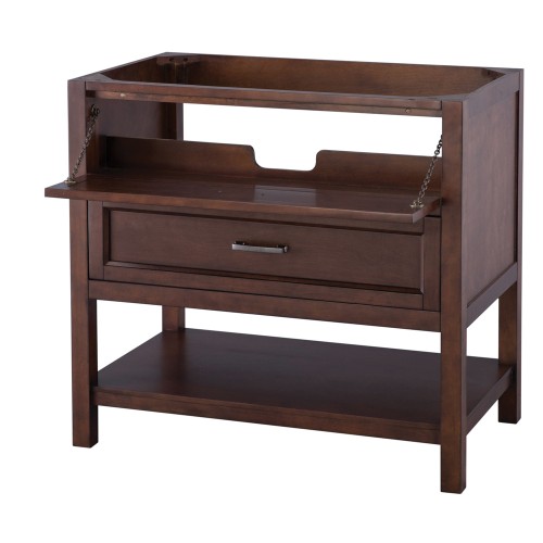 GEORGETTE 36" WALNUT BATHROOM VANITY