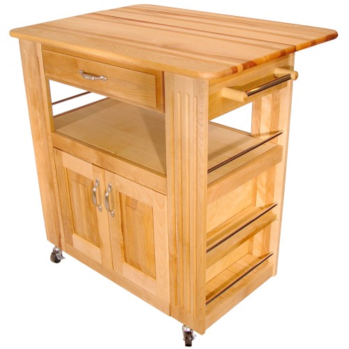 Heart of the kitchen island with drop leaf