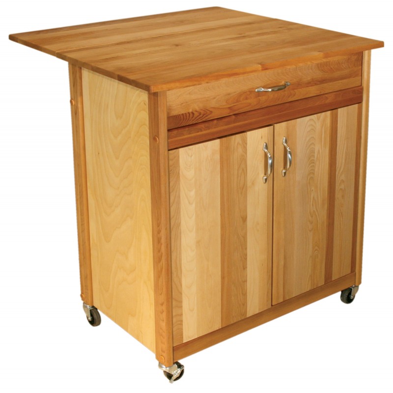 mid-size two door cart with drop leaf