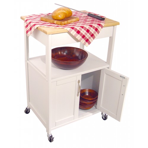 Kitchen Trolley - White