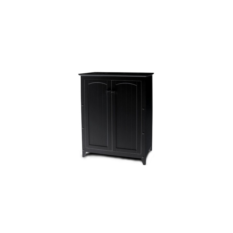 Black Double Door Cabinet