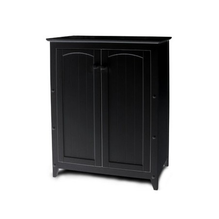 Black Double Door Cabinet