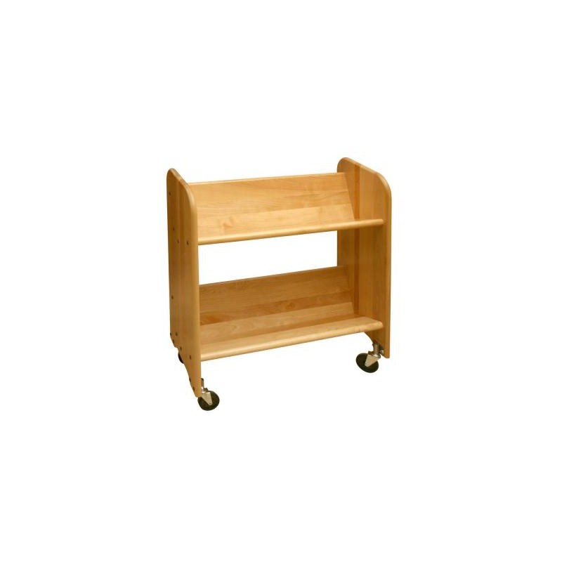 BookMaster Natural Birch - Tilted Shelves