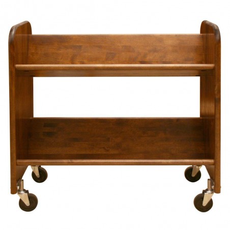 Rol-Rack Walnut Stained Birch - Tilted Shelves