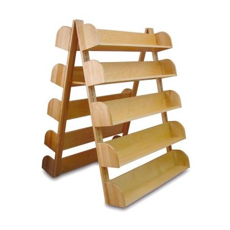 A-Frame Rack with 10 Adjustable Shelves