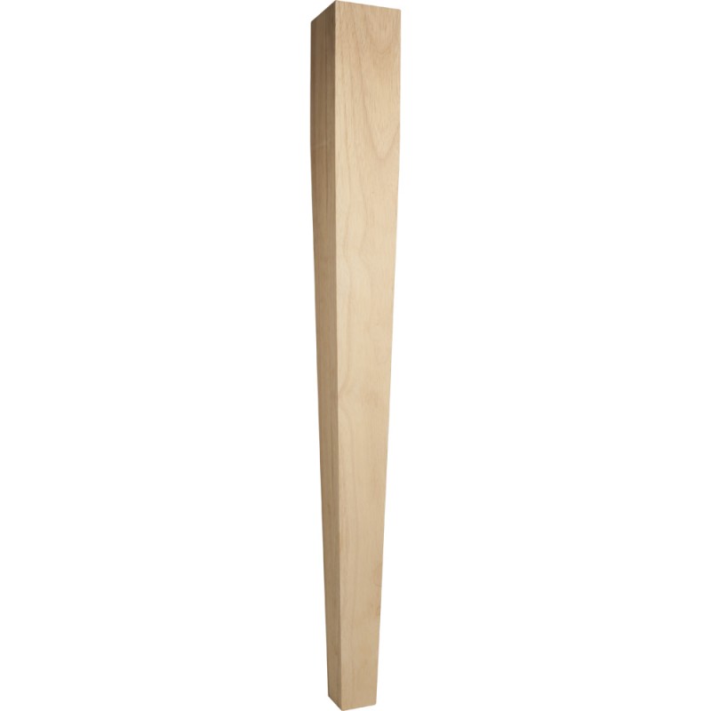 Four Sided Tapered Wood Post 3-1/2