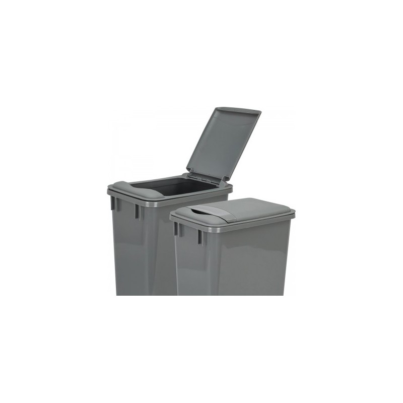 Lid for 35-Quart Plastic Waste Container Gray.  9-3/8" x 14