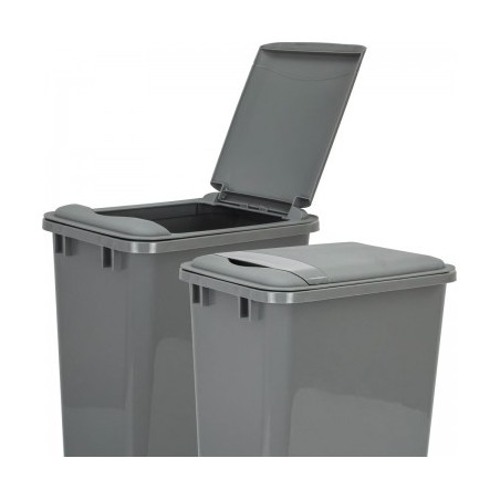 Lid for 50-Quart Plastic Waste Container Gray.  10-1/4" x 1