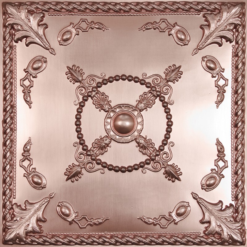 Alexander  24" x 24" Copper Ceiling Tiles