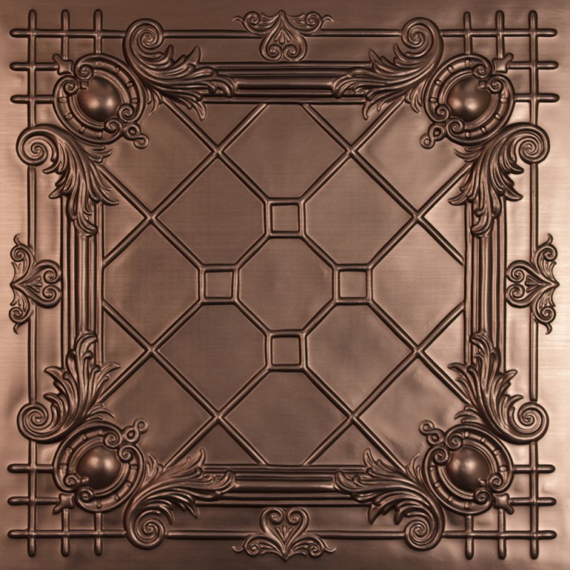 Bentley 24" x 24" Bronze Ceiling Tiles