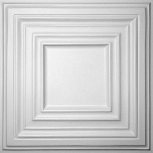 Bistro 24" x 24" White Ceiling Tiles