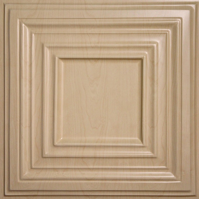Bistro 24" x 24" Sandal Wood Ceiling Tiles