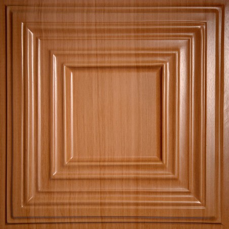 Bistro 24" x 24" Caramel Wood Ceiling Tiles