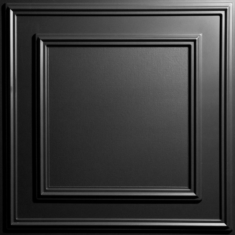 Cambridge 24" x 24" Black Ceiling Tiles