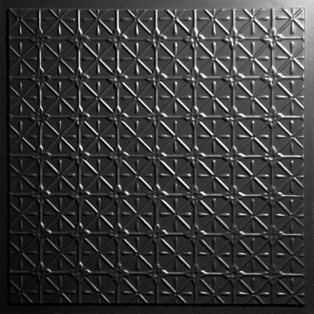 Circle Star 24" x 24" White Ceiling Tiles