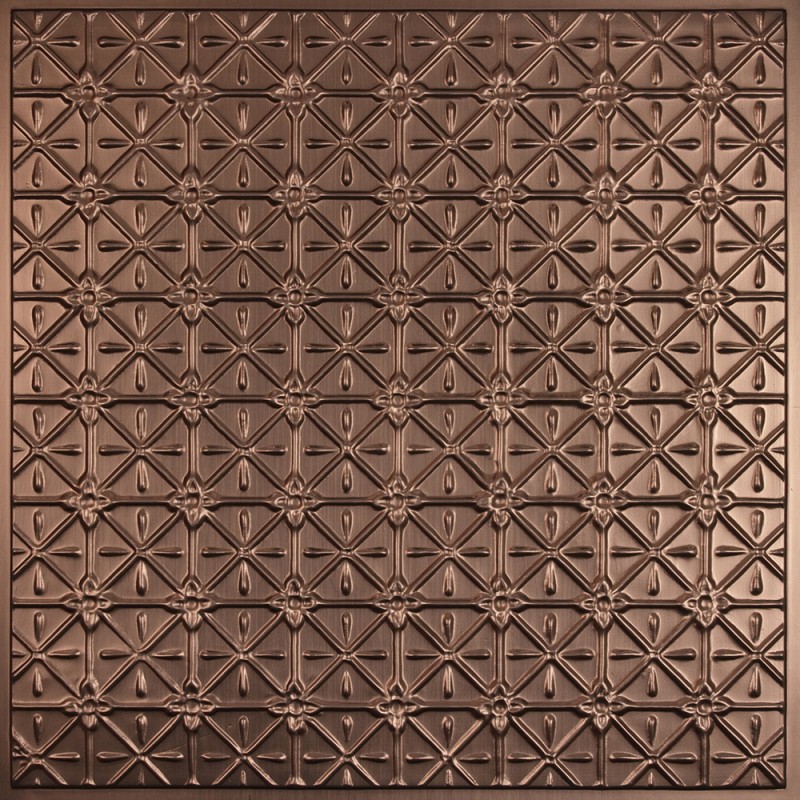 "Continental 24"" x 24"" Bronze Ceiling Tiles"