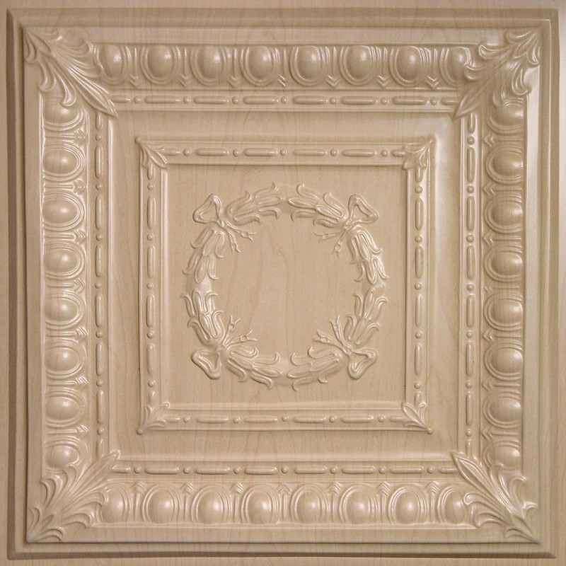 "Empire  24"" x 24"" Sandal Wood Ceiling Tiles"