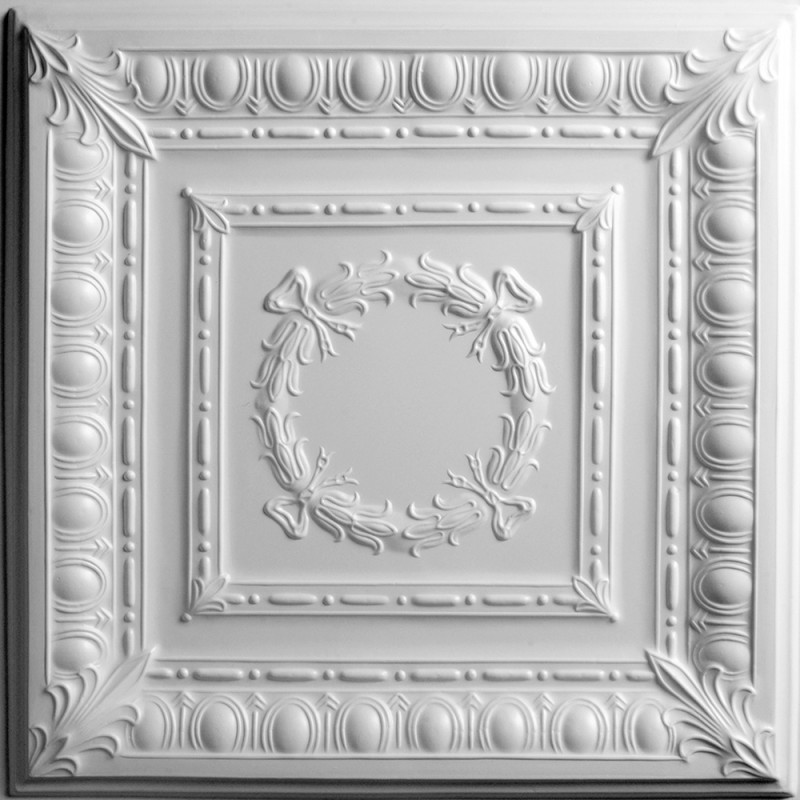 "Empire  24"" x 24"" White Ceiling Tiles"