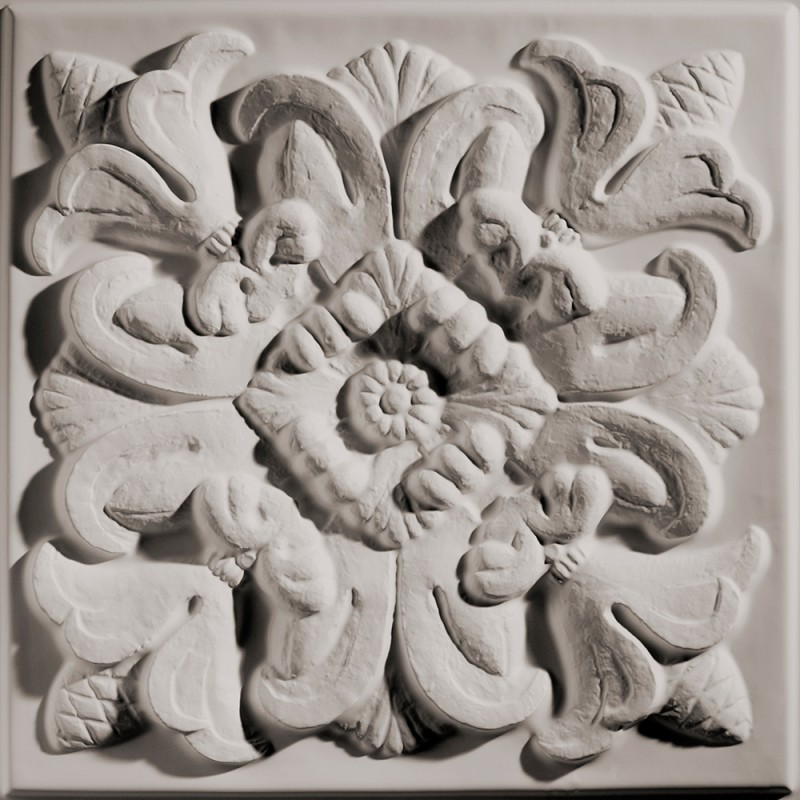 "Florentine  24"" x 24"" Latte Ceiling Tiles"