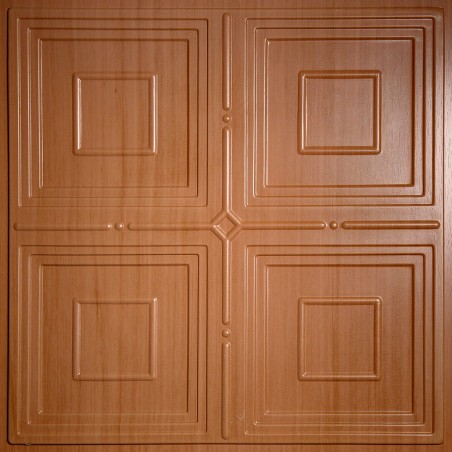 "Jackson  24"" x 24"" Caramel Wood Ceiling Tiles"