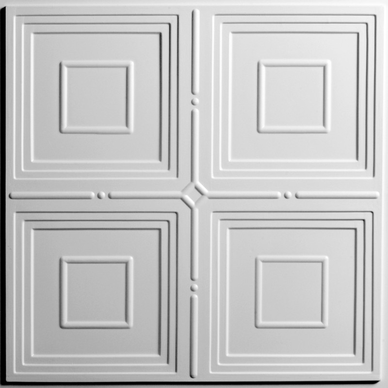 "Jackson  24"" x 24"" White Ceiling Tiles"