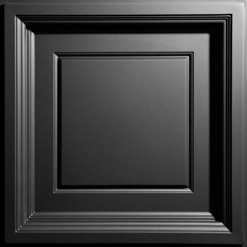 "Madison  24"" x 24"" Black Ceiling Tiles"