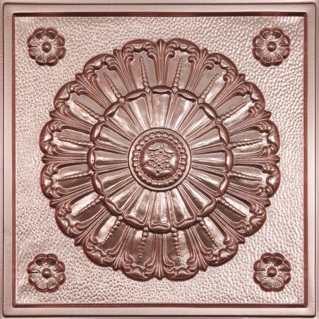 "Medallion  24"" x 24"" Copper Ceiling Tiles"