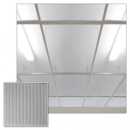 "Polyline  24"" x 24"" Clear Ceiling Tiles"