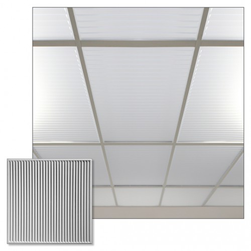 "Polyline  24"" x 24"" Frosted Ceiling Tiles"