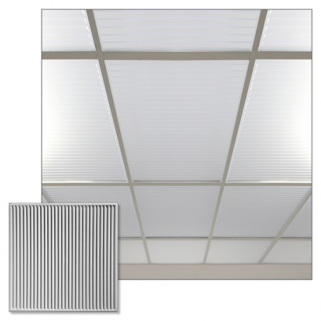 "Polyline  24"" x 24"" Frosted Ceiling Tiles"
