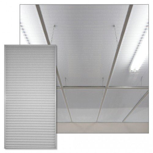 "Polyline  24"" x 48"" Clear Ceiling Tiles"