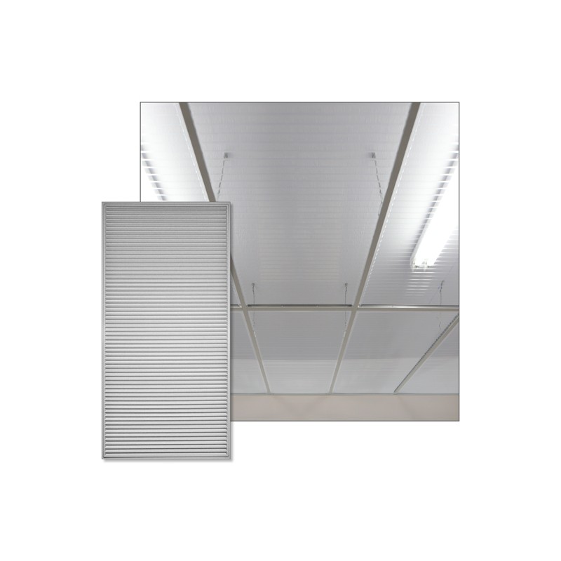"Polyline  24"" x 48"" Clear Ceiling Tiles"