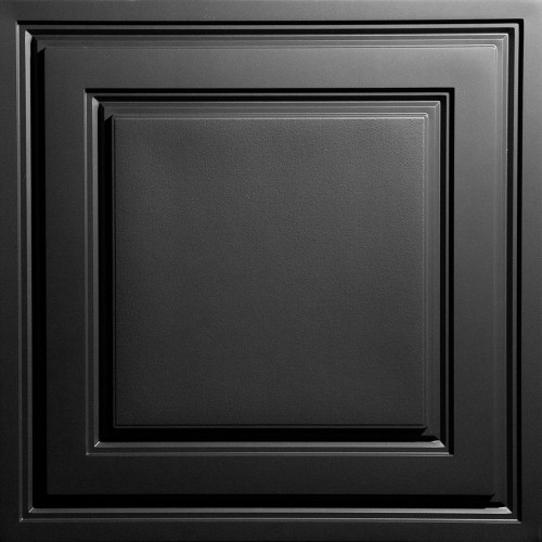 "Stratford  24"" x 24"" Black Ceiling Tiles"