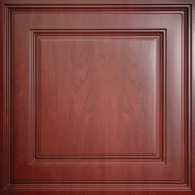 "Stratford  24"" x 24"" Cherry Wood Ceiling Tiles"