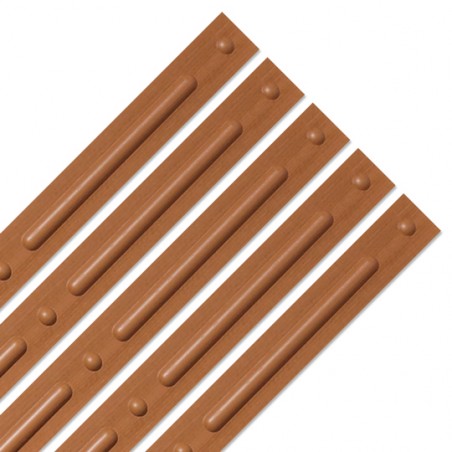 Decorative Strips Caramel Wood - Case of 25 Decorative Strips