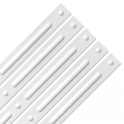 Decorative Strips White - Case of 25 Decorative Strips