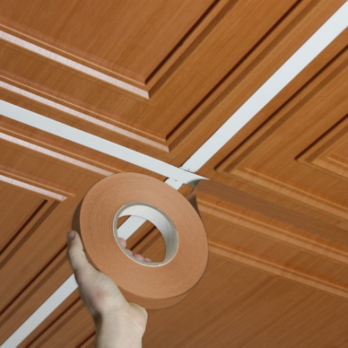 Grid Tape Caramel Wood - Roll of 100 ft. of Tape