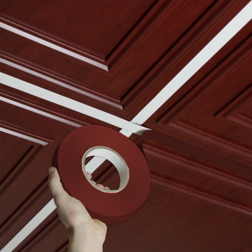 Grid Tape Cherry Wood - Roll of 100 ft. of Tape