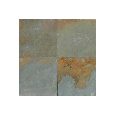 Aqua Rustic Slate 12x12 Tile Gauged