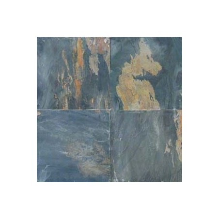 Black Rust Slate 12x12 Tile Gauged