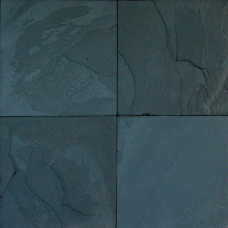 Premium Black Slate Slate 12x12 Tile Gauged