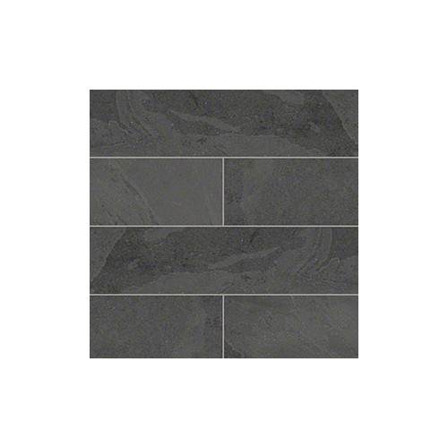 Montauk Black Slate 6x24 Tile Gauged