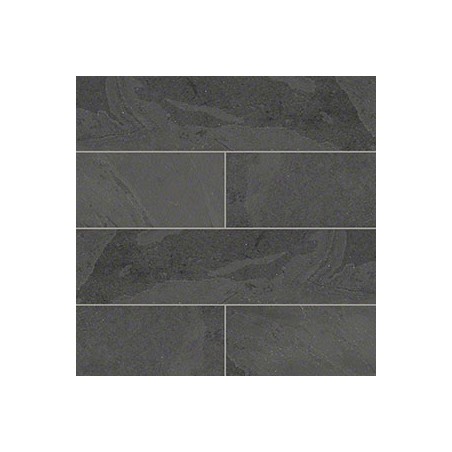 Montauk Black Slate 6x24 Tile Gauged
