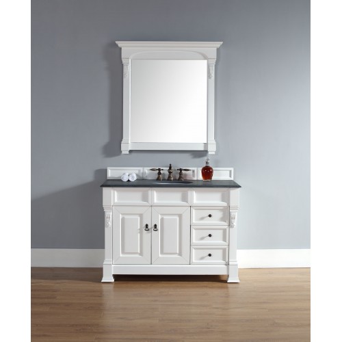 "Brookfield 48"" Single Cabinet w/ Drawers Cottage White"