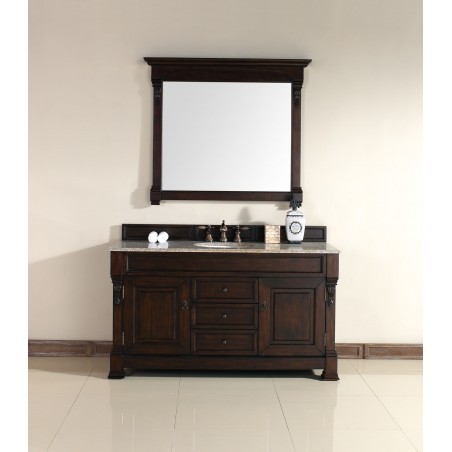 "Brookfield 60"" Double Cabinet Antique Black"